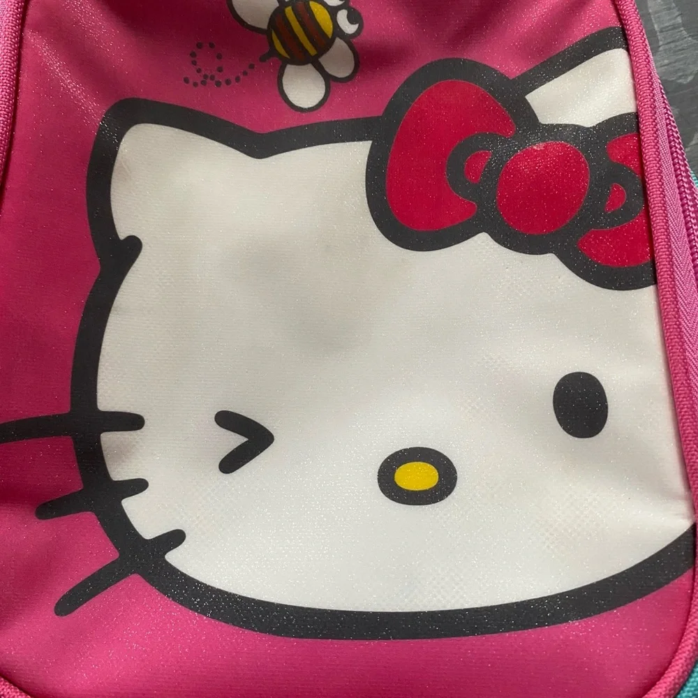 Hello Kitty Pink and Blue‎ Kids Backpack CLEAN